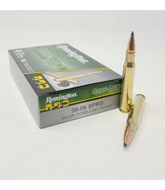 REMINGTON REMINGTON 30-06 SPR- 165GR CORE-LOKT TIP (20 CARTRIDGES)
