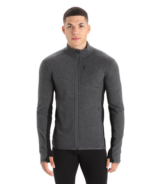 ICEBREAKER MEN'S ICEBREAKER MERINO REALFLEECE DESCENDER FULL-ZIP JACKET