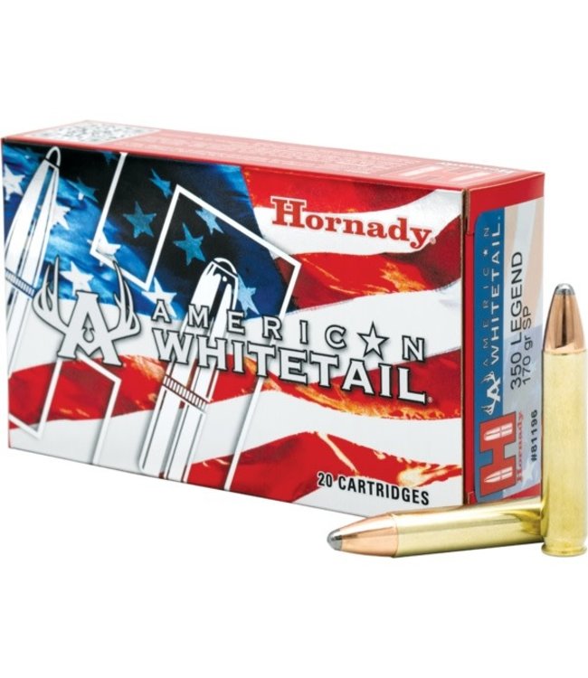 HORNADY 350 LEGEND 170 GR - INTERLOCK AMERICAN WHITETAIL (20 CARTRIDGES)