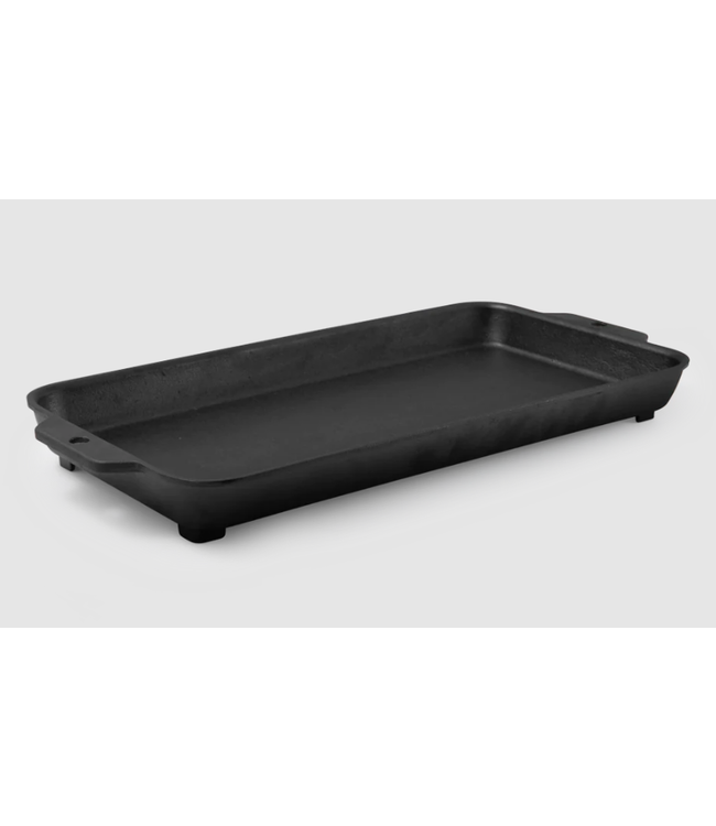 BIOLITE FIREPIT GRIDDLE - PRE-SEASONED CAST IRON OUTDOOR GRIDDLE