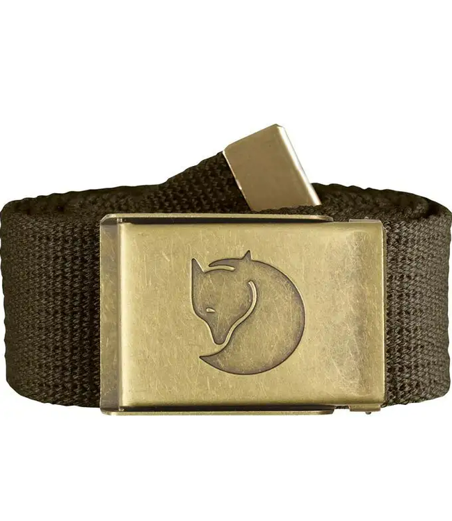 FJALLRAVEN CANVAS BRASS BELT