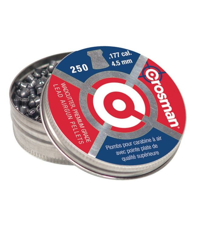 CROSMAN .177CAL - 7.4GR WADCUTTER  PELLETS (250 COUNT)