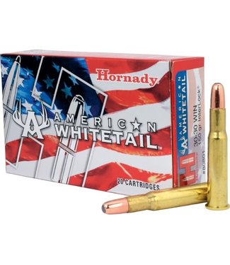 HORNADY HORNADY 30-30 WIN - 150GR - AMERICAN WHITE TAIL RN INTERLOCK (20 CARTRIDGES)