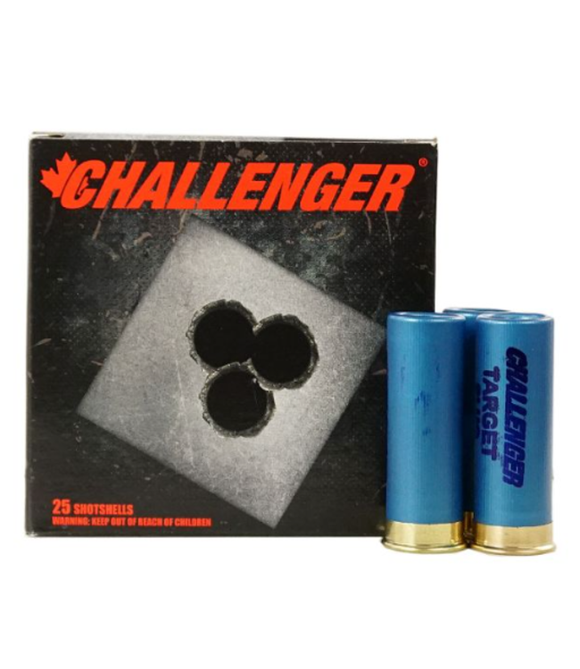 CHALLENGER 12-GAUGE - 2.75" - 1 OZ SLUG - TACTICAL SLUG LOW RECOIL (25 SHOTSHELLS)