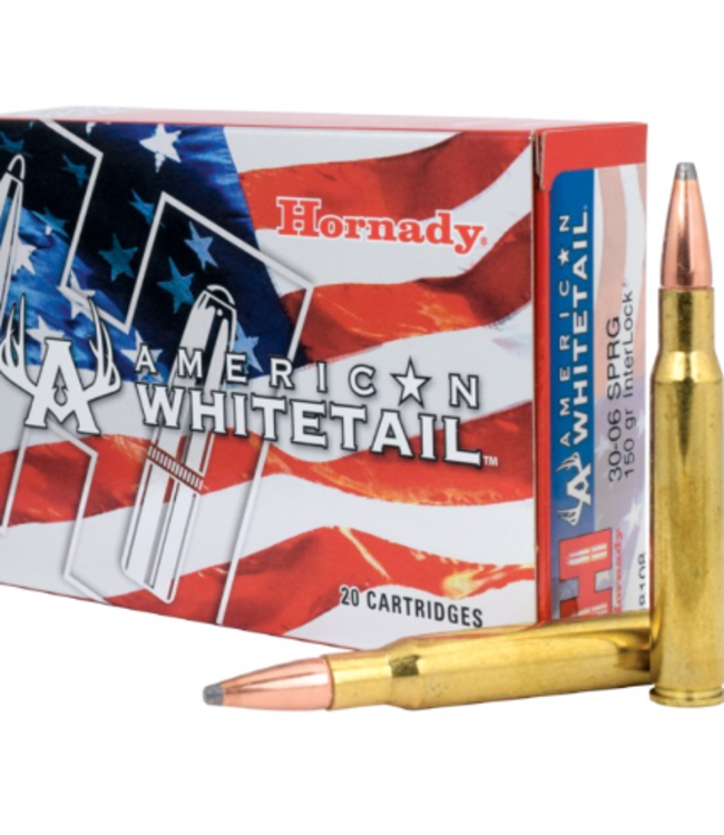 HORNADY 30-06 SPRINGFIELD - 150GR - AMERICAN WHITETAIL (20 CARTRIDGES)