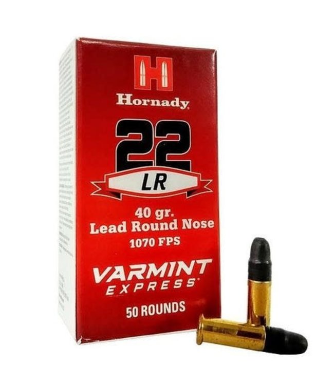 HORNADY .22LR - 40GR(LRN) VARMINT EXPRESS (50 CARTRIDGES)