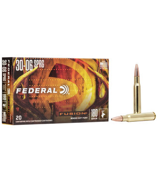 FEDERAL FEDERAL 30-06 SPRFLD - 180G (BSP) - FUSION RIFLE (20 CARTRIDGES)