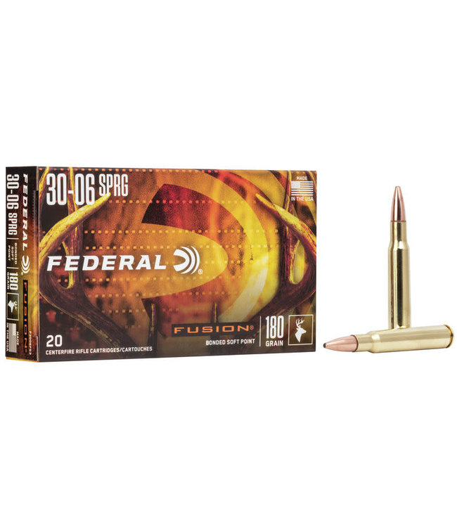 FEDERAL 30-06 SPRFLD - 180G (BSP) - FUSIONRIFLE (20 CARTRIDGES)