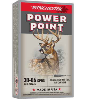 WINCHESTER WINCHESTER 30-06 SPRFLD - 165GR (PSP) - POWER POINT (20 CARTRIDGES)