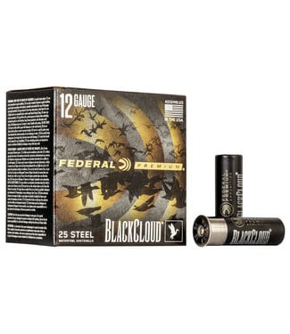 FEDERAL FEDERAL 12-GAUGE - 3.00" - #3 SHOT - BLACK CLOUD STEEL (25 SHOTSHELLS)