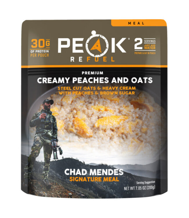 PEAK REFUEL CREAMY PEACHES AND CREAM OATMEAL
