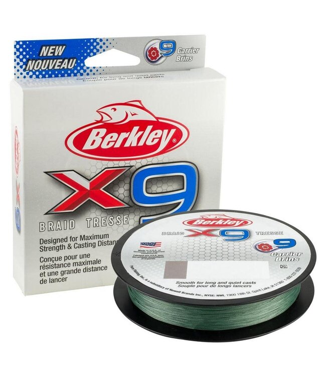 Berkley X9 300 M Line Green 0.100 mm 1486895