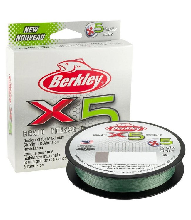 BERKLEY X5 BRAID FISHING LINE 164 YARDS