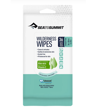 SEA TO SUMMIT SEA TO SUMMIT WILDERNESS WIPES (36 PACK)