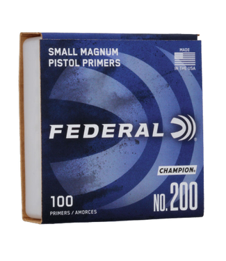 FEDERAL FEDERAL SMALL MAGNUM PISTOL PRIMERS NO.200 (100 COUNT)