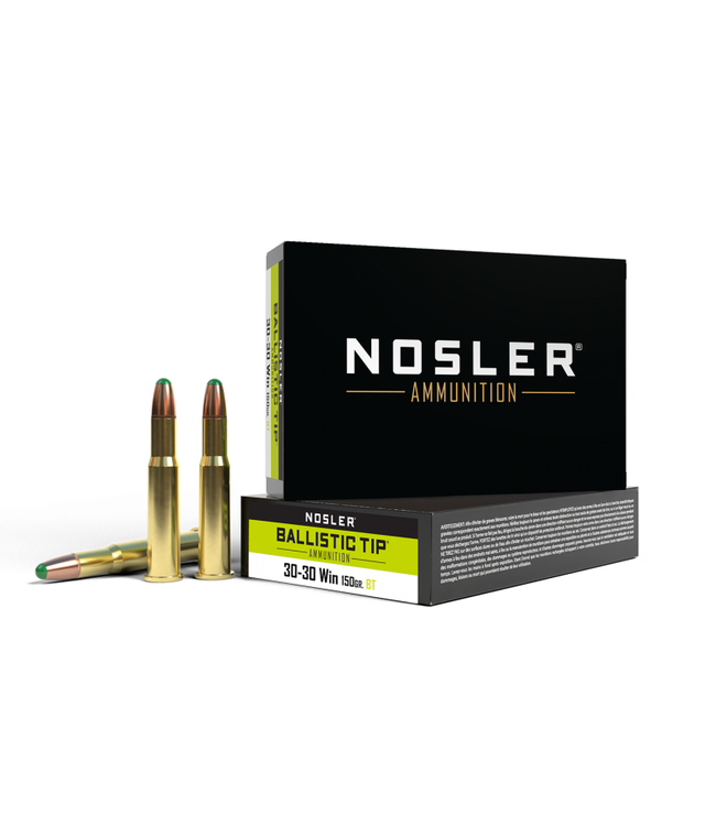 NOSLER 30-30 WIN 150GR (BT) (20 CARTRIDGES)