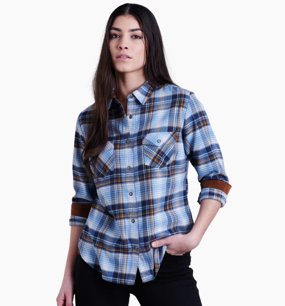 WOMEN'S KUHL TESS FLANNEL LONG SLEEVE - Lefebvre's Source For Adventure