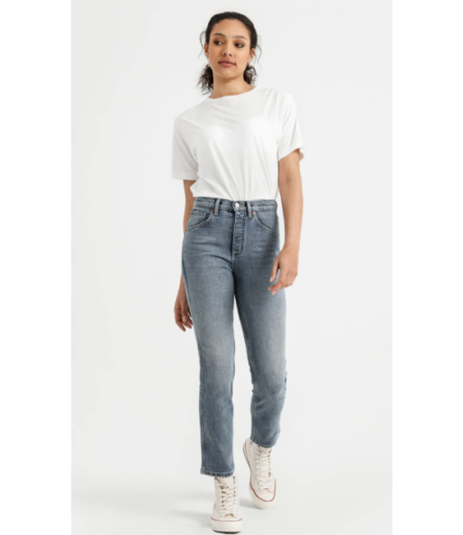 WOMEN'S DUER MIDWEIGHT PERFORMANCE DENIM HIGH RISE STRAIGHT