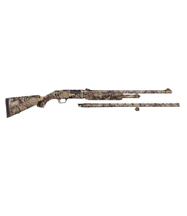 MOSSBERG 500 FIELD/DEER COMBO PUMP-ACTION SHOTGUN (5 ROUND) 20 GAUGE - MOSSY OAK BREAK-UP COUNTRY STOCK - 24"&26" BARRELS