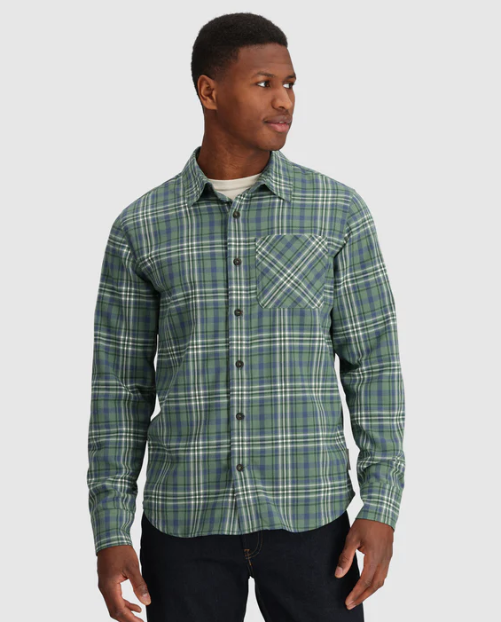 Outdoor Research Kulshan Flannel Shirt - Men's Balsam L