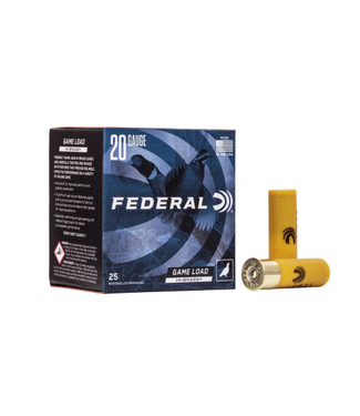 FEDERAL FEDERAL 20 GAUGE - 1OZ - 2.75" #6 SHOT HI-BRASS GAME-SHOK (20 SHOTSHELLS)