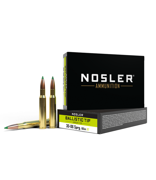 NOSLER 30-06 SPFLD 165GR(BT) (20 CARTRIDGES)