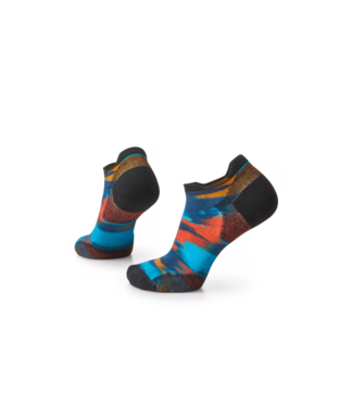 SMARTWOOL WOMEN'S SMARTWOOL RUN TARGETED CUSHION BRUSHED PRINT LOW ANKLE SOCKS
