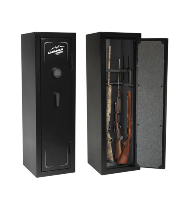 GRANITE SERIES 55" TALL GUN SAFE WITH ELECTRONIC LOCK & FIRE RATED PROTECTION (12 GUN CAPACITY)