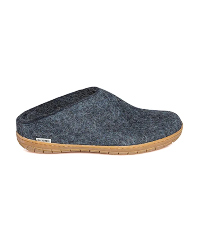 GLERUPS FELT SLIPPER (RUBBER SOLE)