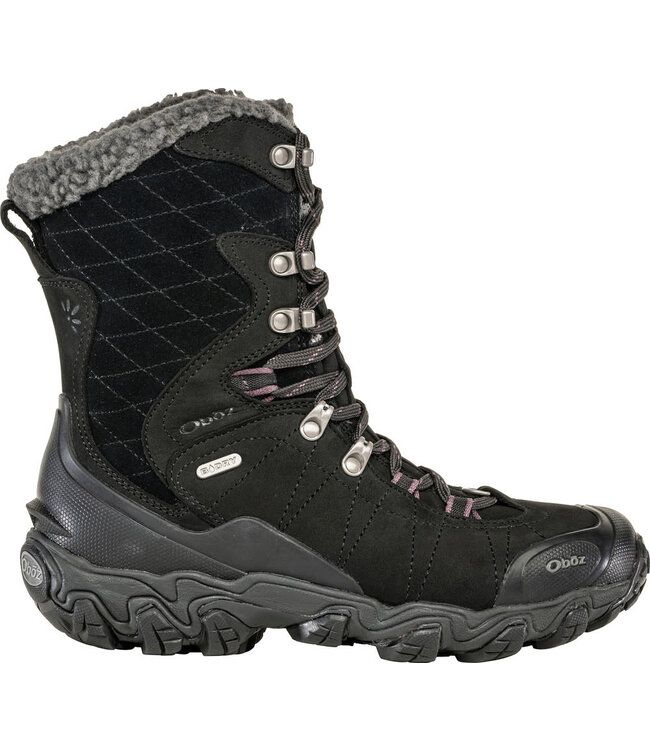 Oboz Bridger 9 Insulated B Dry Womens Black Sea 8.5
