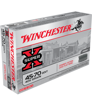 WINCHESTER WINCHESTER 45-70 GOV'T - 450GR(LFN) SUPER-X TARGET (20 CARTRIDGES)