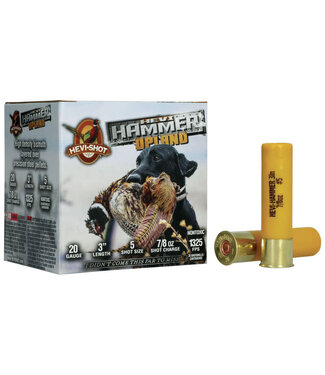 HEVI-SHOT HEVI-SHOT 20 GAUGE - 3.00" - #5 SHOT HEVI-HAMMER UPLAND (20 SHOTSHELLS)