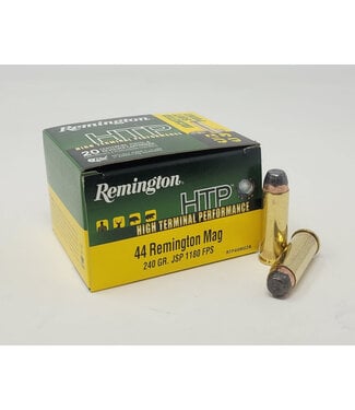 REMINGTON REMINGTON .44 REM MAG -240GR (JSP) HIGH TERMINAL PERFORMANCE (20 CARTRIDGES)