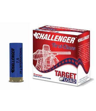 CHALLENGER CHALLENGER 12 GAUGE - 7/8 OZ - #7.5 SHOT - TARGET LOAD (25 SHOTSHELLS)