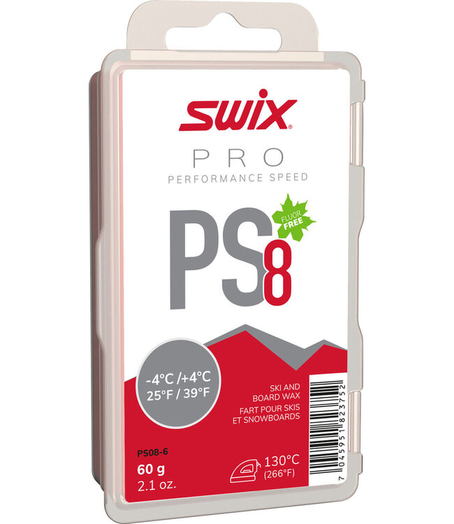 SWIX HS8 (-4°C/+4°C) LIQUID RED HIGH SPEED LIQUID GLIDE WAX