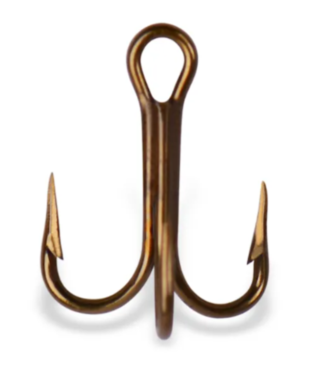 MUSTAD CLASSIC TREBLE HOOK BRONZE (25 PACK)