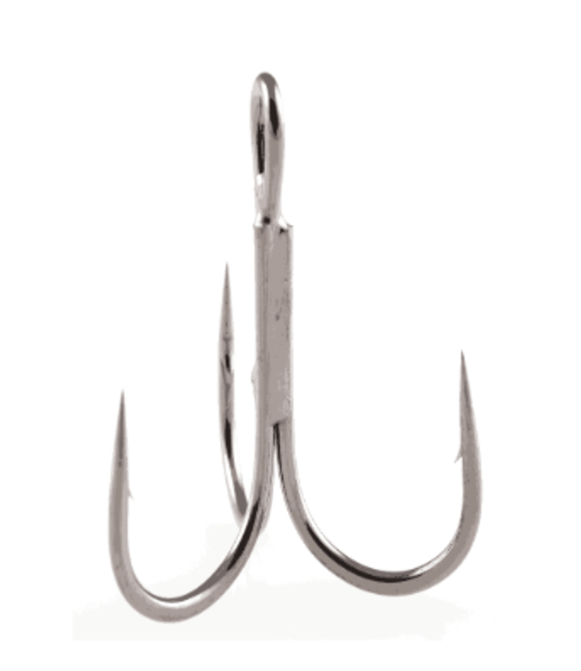 OWNER STINGER TREBLE HOOKS BLACK CHROME (8 PACK)
