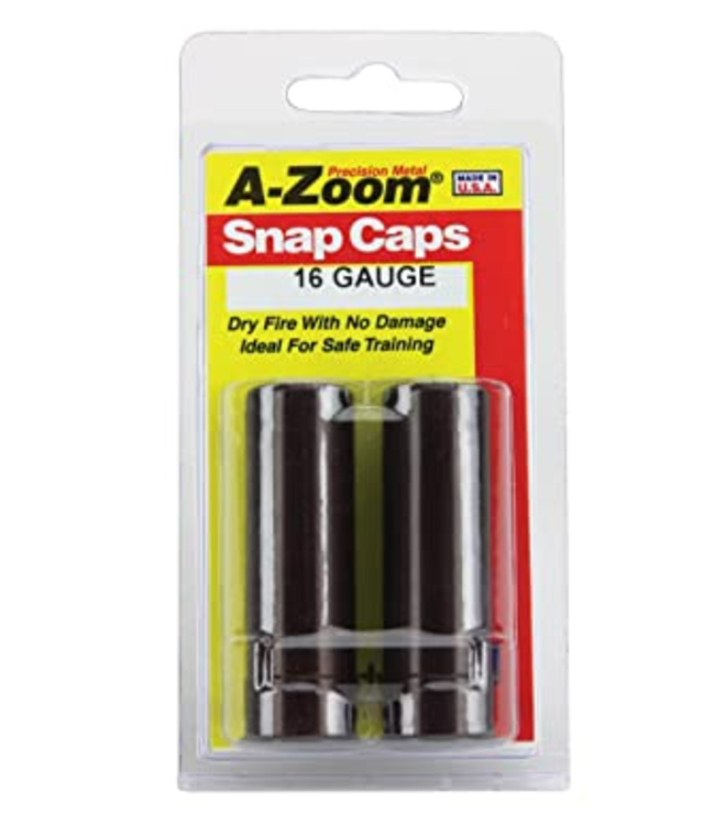 A-ZOOM SNAP CAPS  - 16 GAUGE (2 PACK)
