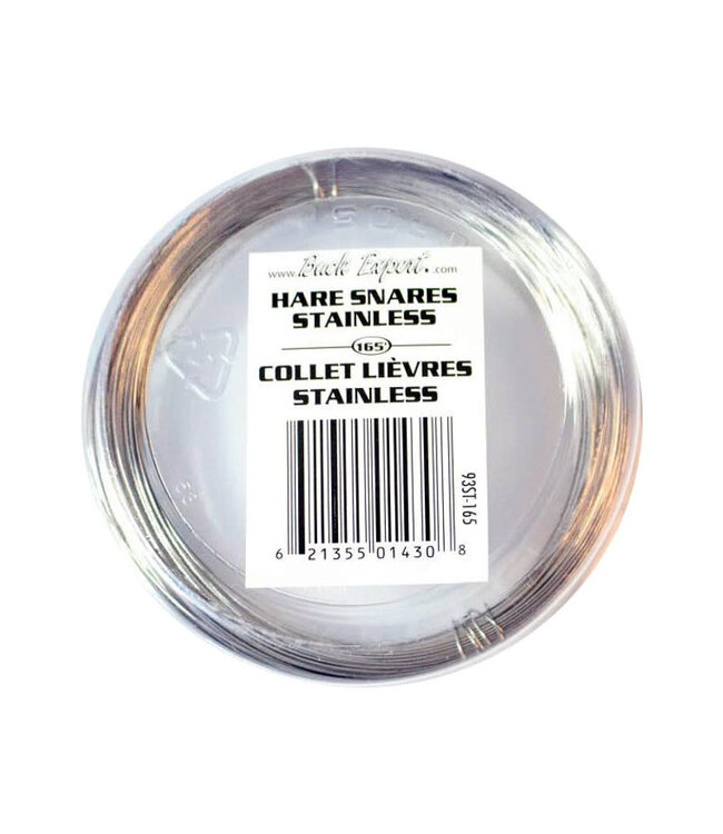 BUCK EXPERT STAINLESS STEEL SNARE - 165"