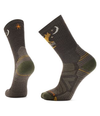 SMARTWOOL MEN'S SMARTWOOL HIKE LIGHT CUSHION NIGHTFALL IN THE FOREST CREW SOCKS