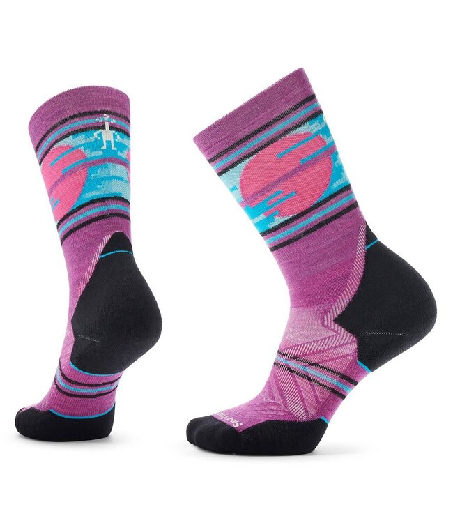WOMEN'S SMARTWOOL TRAIL RUN TARGETED CUSHION SUNSET TRAIL CREW SOCKS