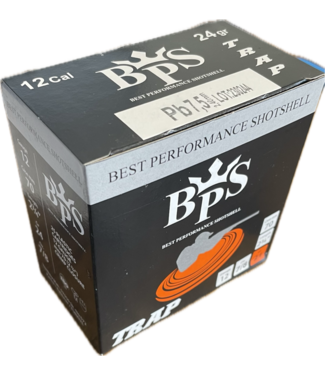 BPS BEST PERFORMANCE SHOTSHELL (BPS) 12 GAUGE 2.75" - 7/8 OZ #7.5 SHOT TRAP(25 SHOTSHELLS)