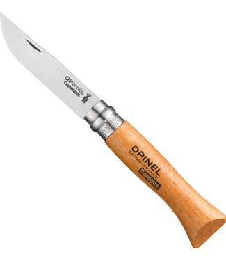 OPINEL OPINEL NO.06 CLASSIC CARBON STEEL BEECH WOOD FOLDING KNIFE - 2.8" BLADE