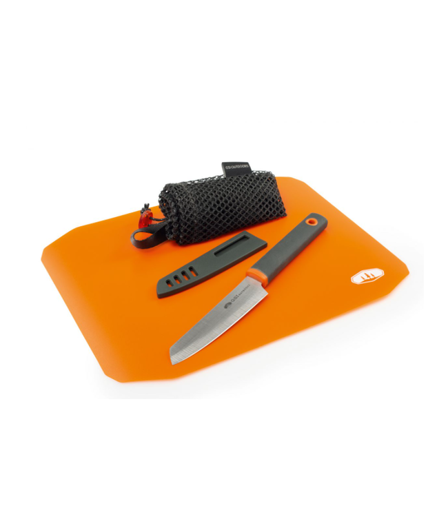 GSI OUTDOORS SANTOKU CUT+PREP - ROLLUP CUTTING BOARD KNIFE SET