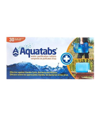 AQUATABS AQUATABS WATER PURIFICATION TABLETS FOR 20 L (30-PACK)