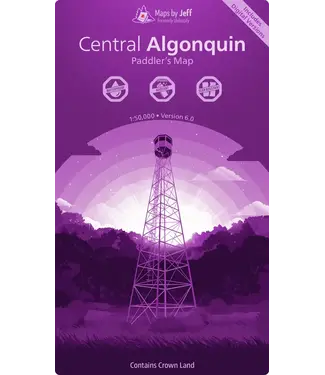 UNLOSTIFY MAPS BY JEFF CENTRAL ALGONQUIN - PADDLER'S MAP