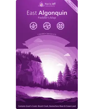 UNLOSTIFY MAPS BY JEFF EAST ALGONQUIN - PADDLER'S MAP