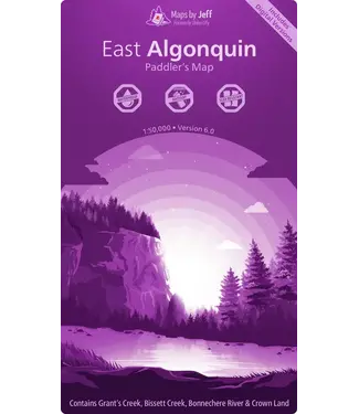 UNLOSTIFY UNLOSTIFY EAST ALGONQUIN - PADDLER'S MAP