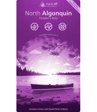 UNLOSTIFY UNLOSTIFY NORTH ALGONQUIN - PADDLER'S MAP