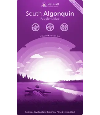 UNLOSTIFY MAPS BY JEFF SOUTH ALGONQUIN - PADDLER'S MAP